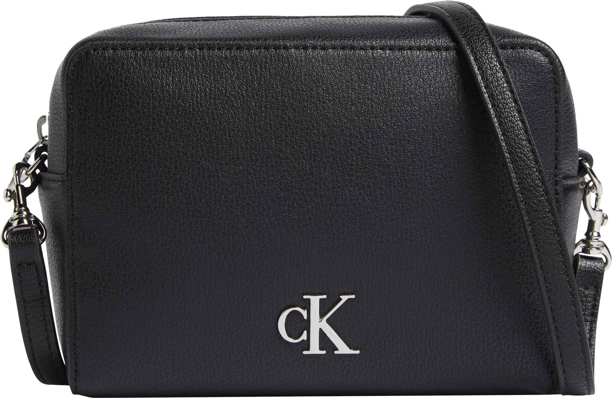 Jeans MINIMAL MONOGRAM CAMERA BAG Kadın Çanta, Siyah, Tek Beden