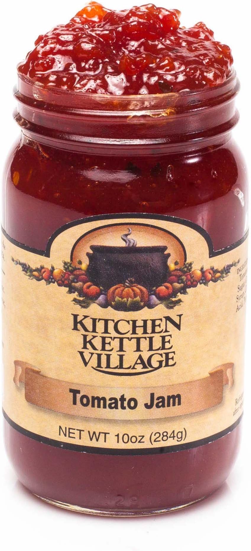 Tomato Jam Preserves, Kitchen Kettle Village, 10 Oz. Jars (Pack of 2)