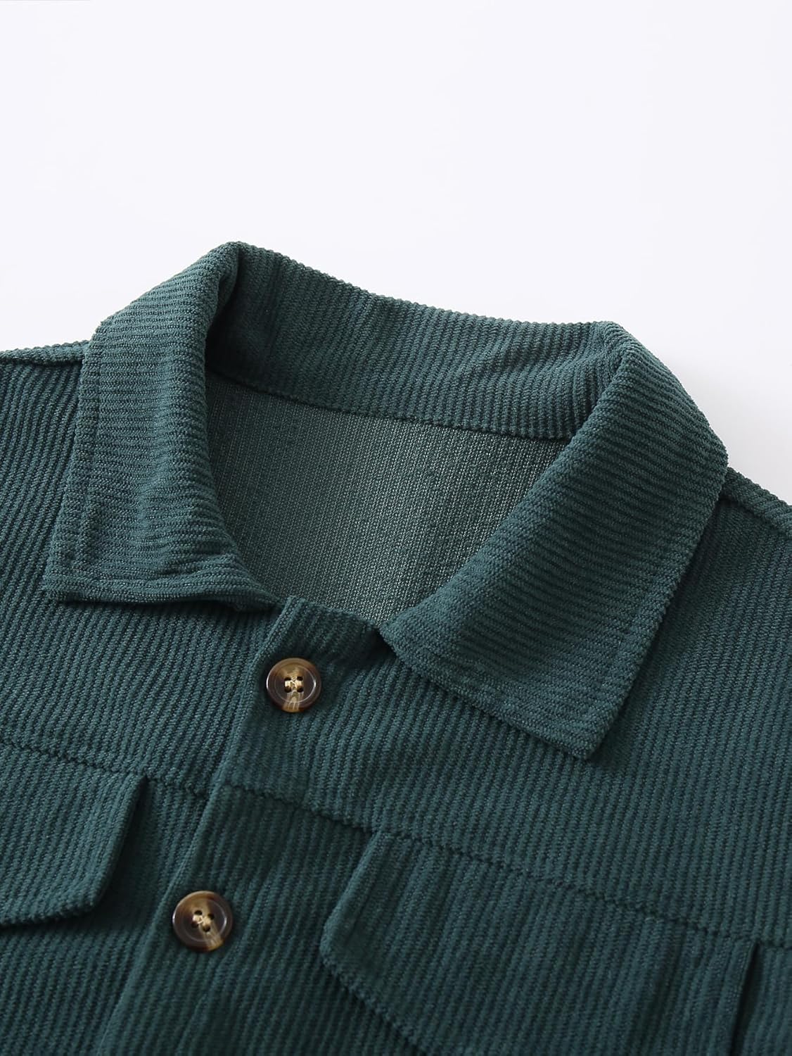 Toddler Boys Clothes Long Sleeve Corduroy Shirt Top and Pants Sets Casual Outfits for Spring Fall 2 Pieces 3-10Y - Image 5