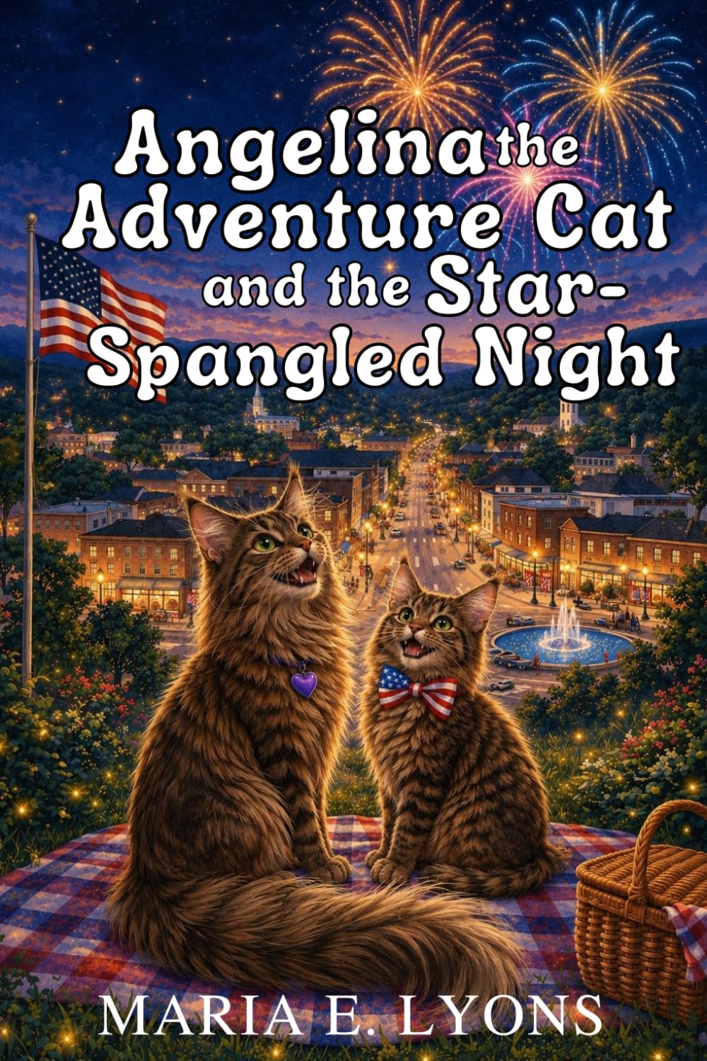 Angelina the Adventure Cat and the Star-Spangled Night (Angelina & Solomon Adventure Series)