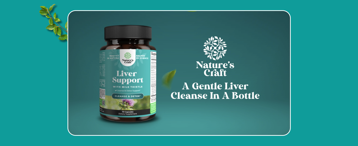 Liver Cleanse Detox & Repair - Milk Thistle Supplement for Digestion & Immune Health - Ginger Root, Choline & Dandelion Root - Herbal Liver Support with Silymarin, Beetroot & Artichoke - 70 Count