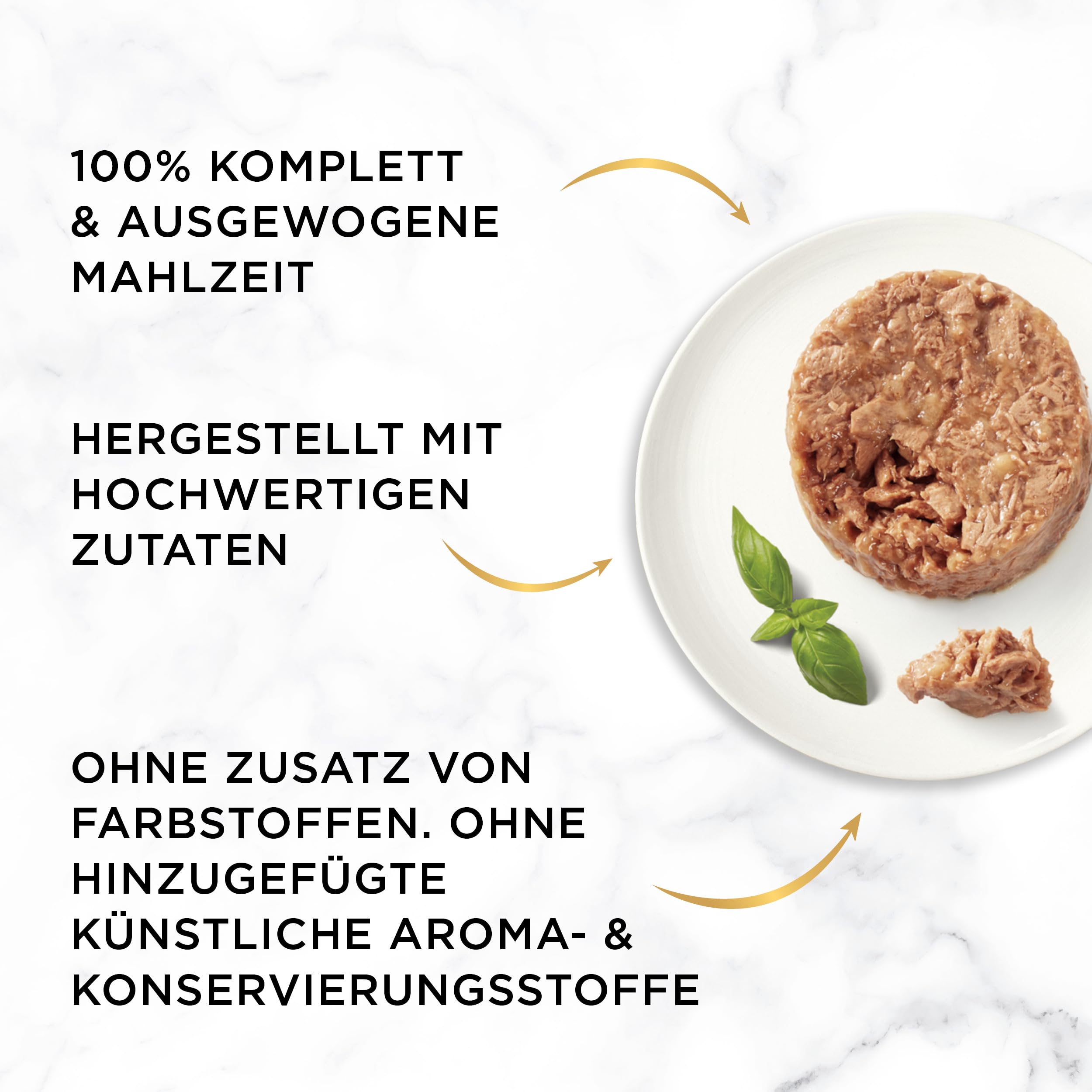Gourmet Gold Raffiniertes Ragout Katzenfutter nass, Sorten-Mix, 96er Pack (96 x 85g)