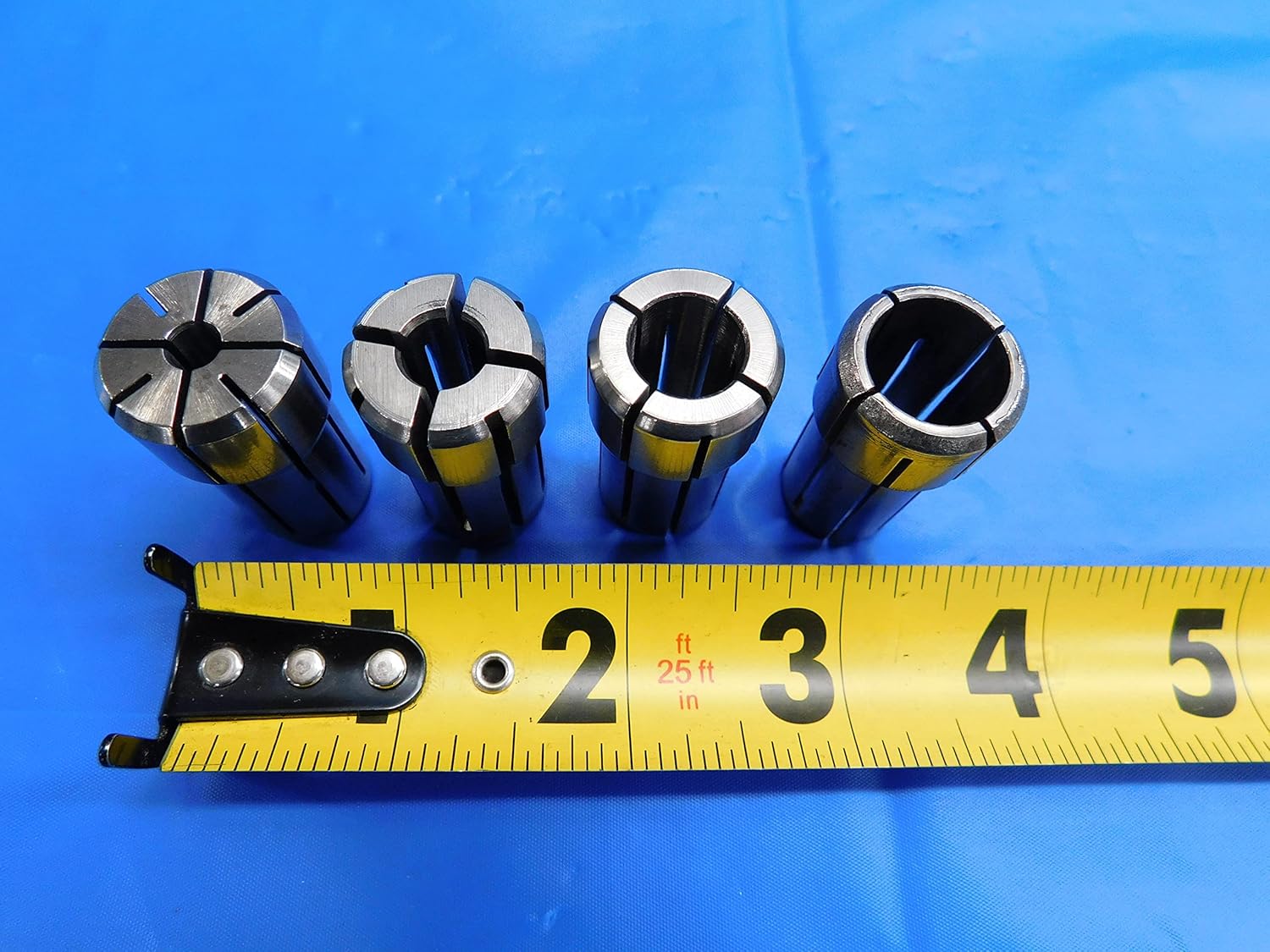 LOT of 4pcs DA100 COLLETS Size 3/16 5/16 7/16 1/2 9/16 NO Duplicate Set .4375 - TH1323CLN