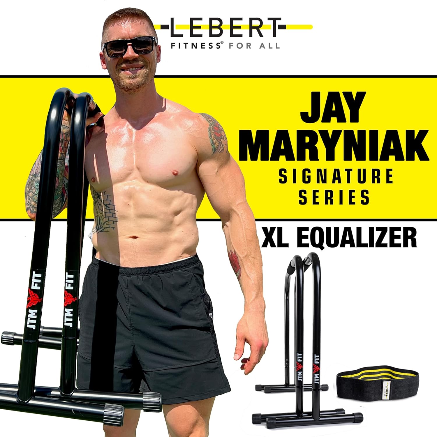 Lebert Fitness EQualizers XL Black, Dip Stands Amazon Canada