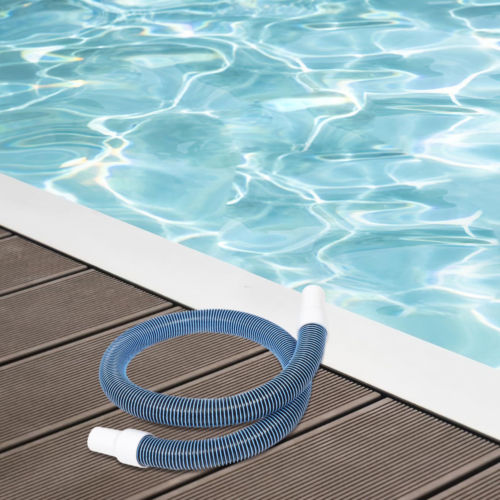 Happyyami Mangueras Para Piscina Elevada Drenaje De Piscina Manguera De Drenaje Flexible Compatible y Filtros