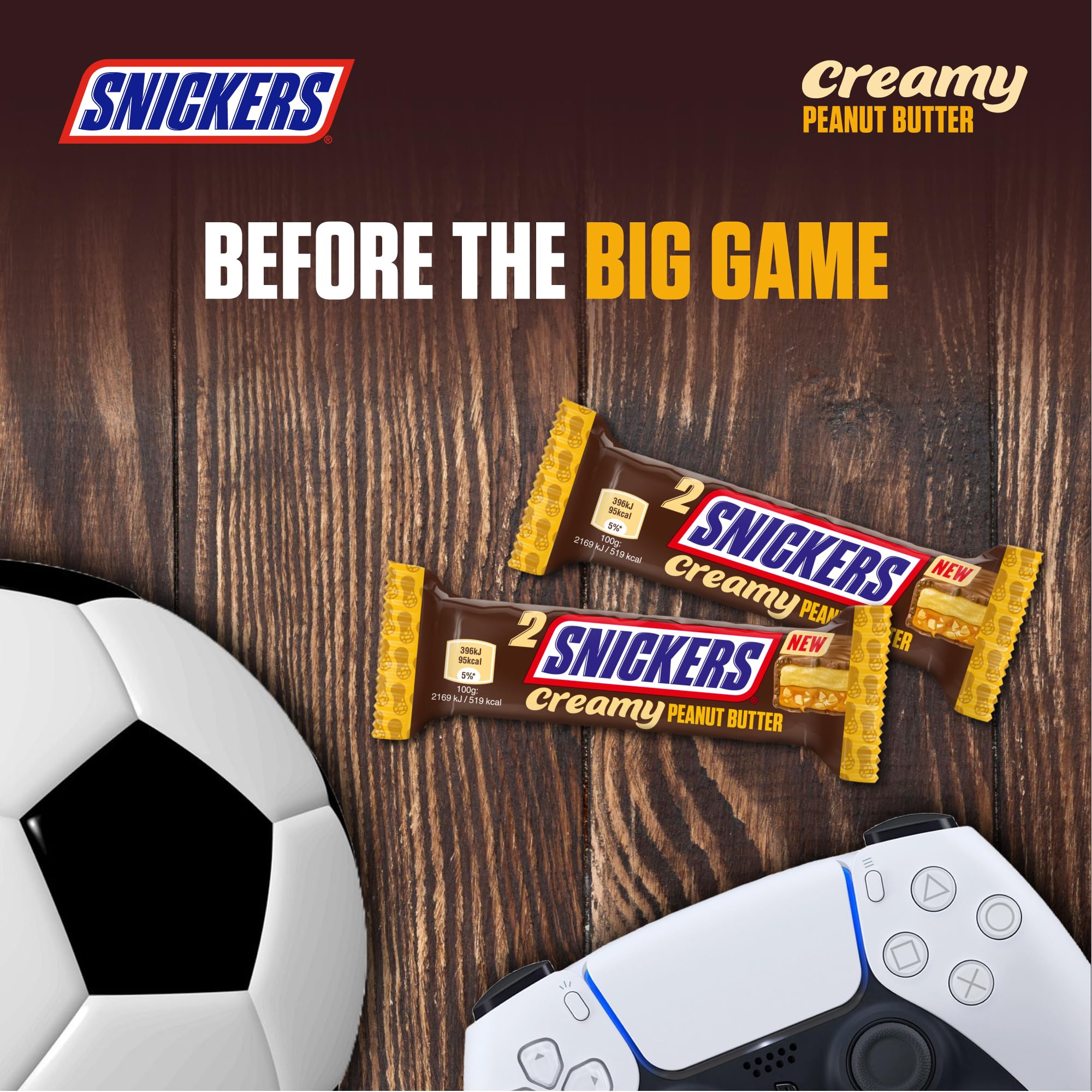 Snickers Creamy masło orzechowe czekoladowe duże opakowanie 24 x 36,5 g