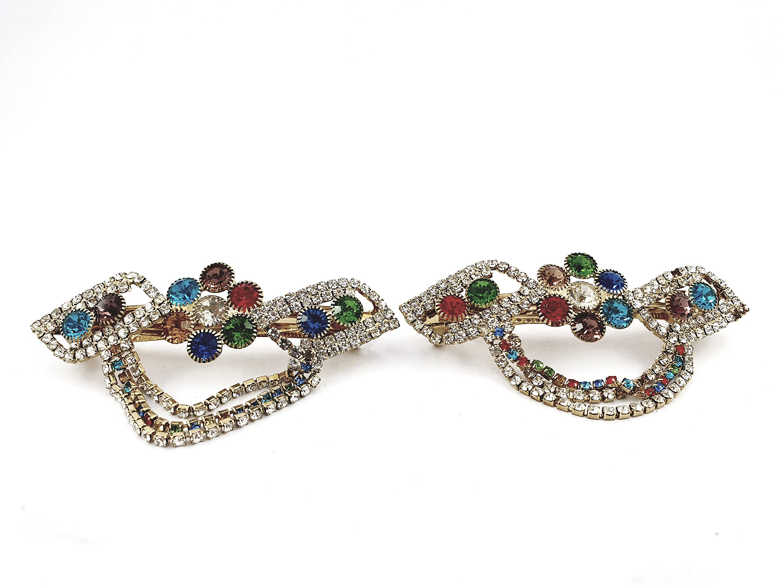 Dhavesai m.a.l multi design hair clips,hair accessories for girls and women small size pack of 2 (multi colour and design as per availability)