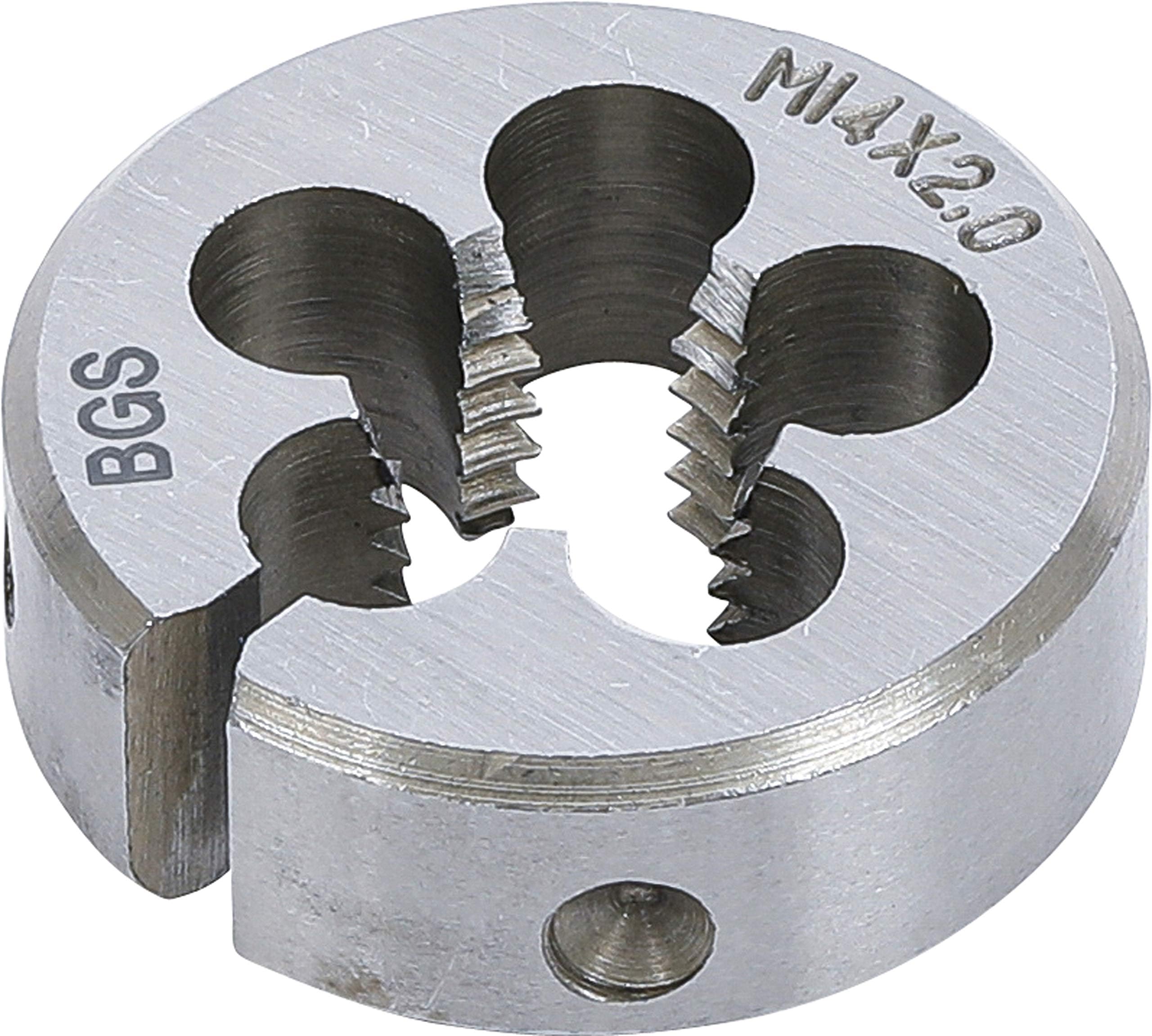 BGS 1900-M14X2.0-S | Threading Die | M14 x 2.0 x 38 mm