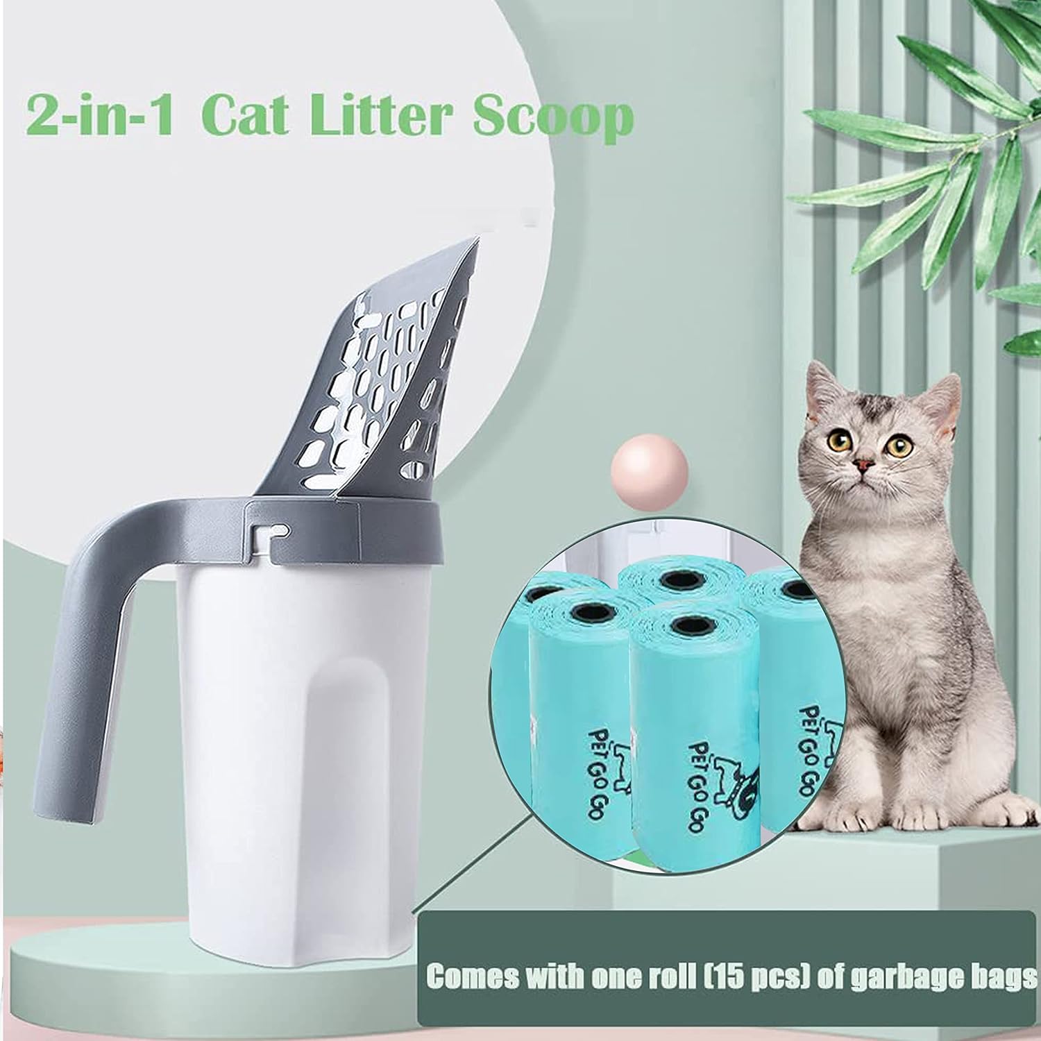 Kitty Litter Scoop SelfCleaning