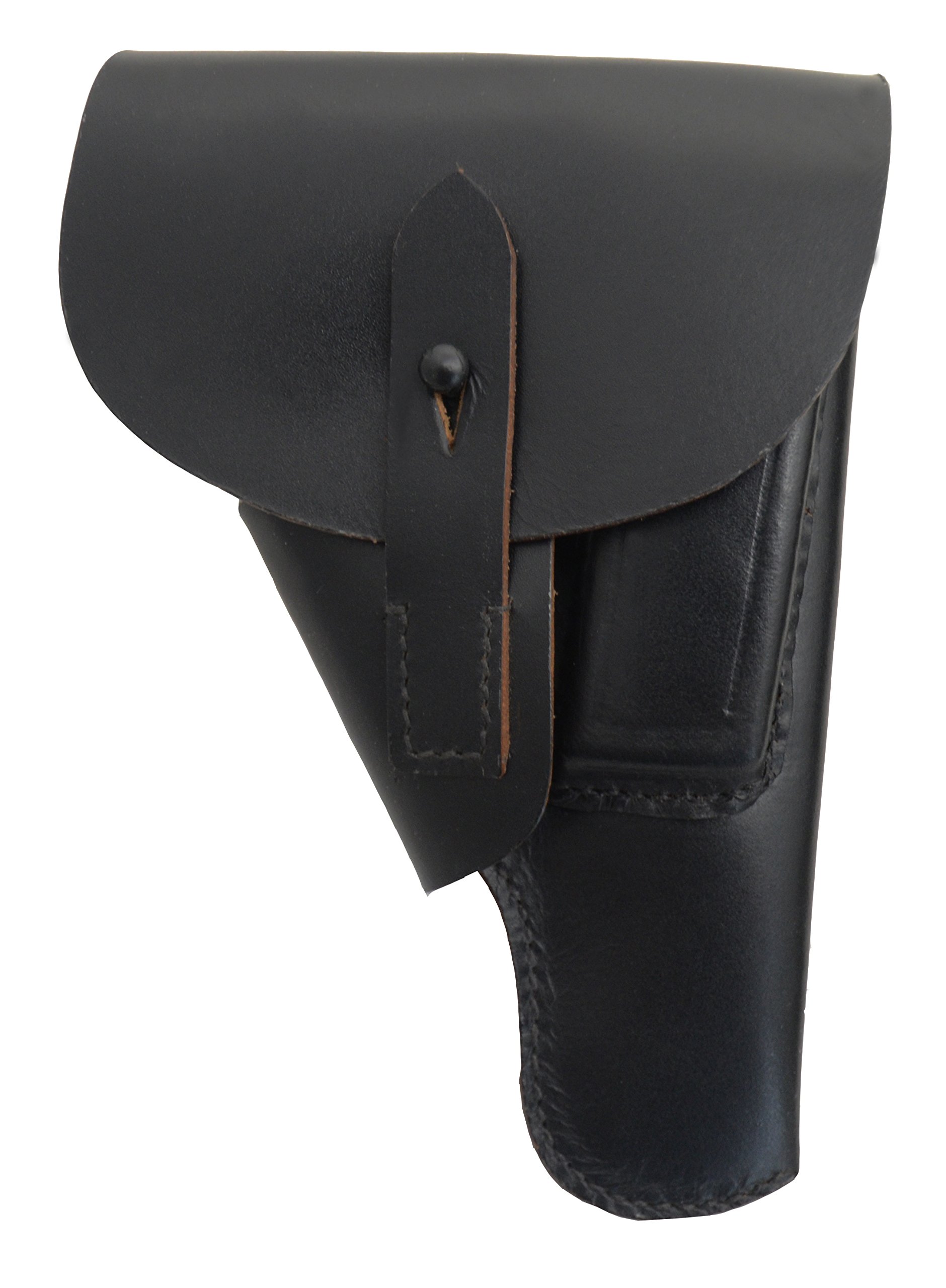 Epic Militaria Black Reproduction Ww2 German Walther Pp Soft Shell Holster - Leather