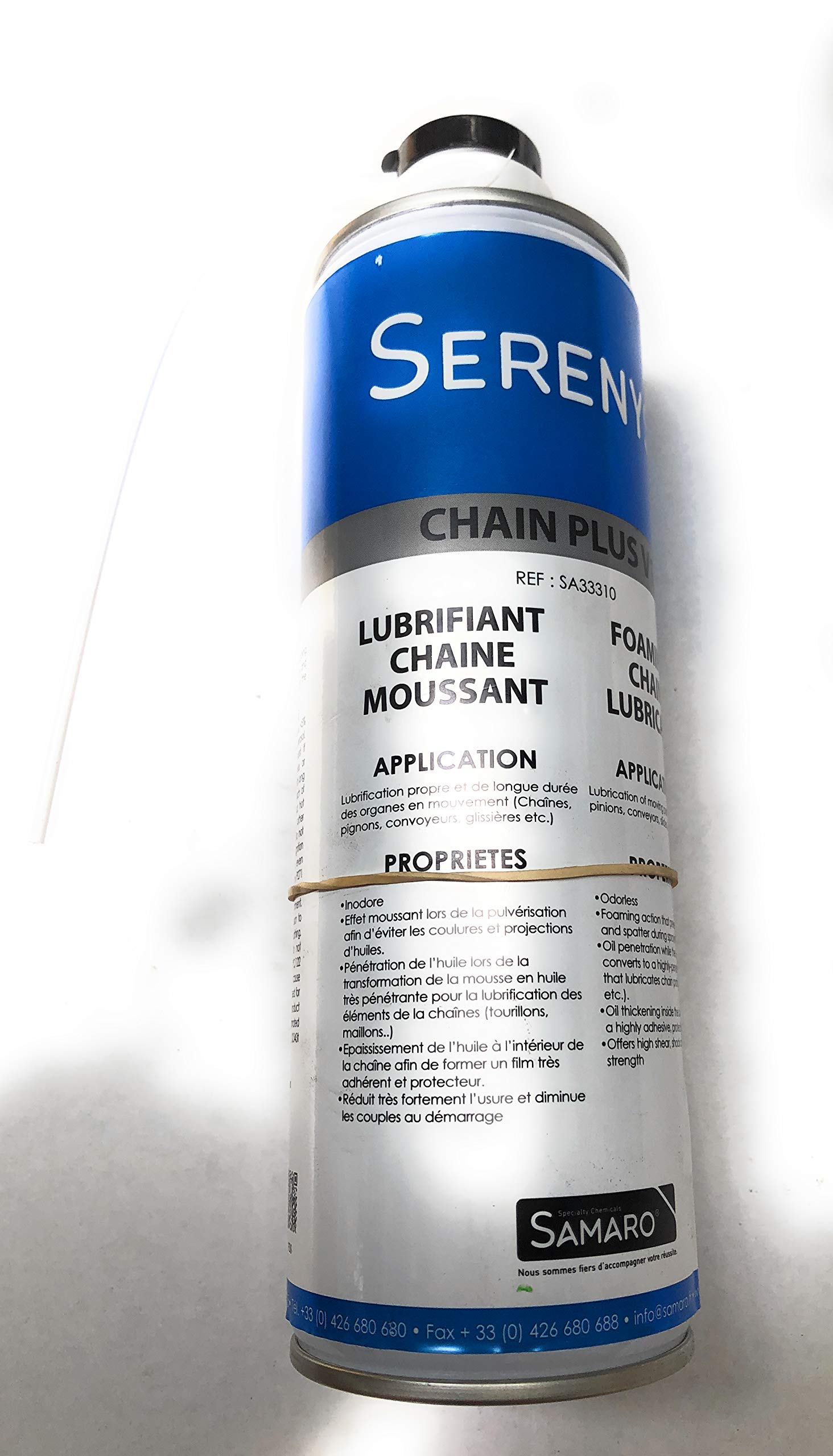 LUBRIFIANT CHAINE MOUSSANT CHAIN PLUS V1 SERENYS 400ml