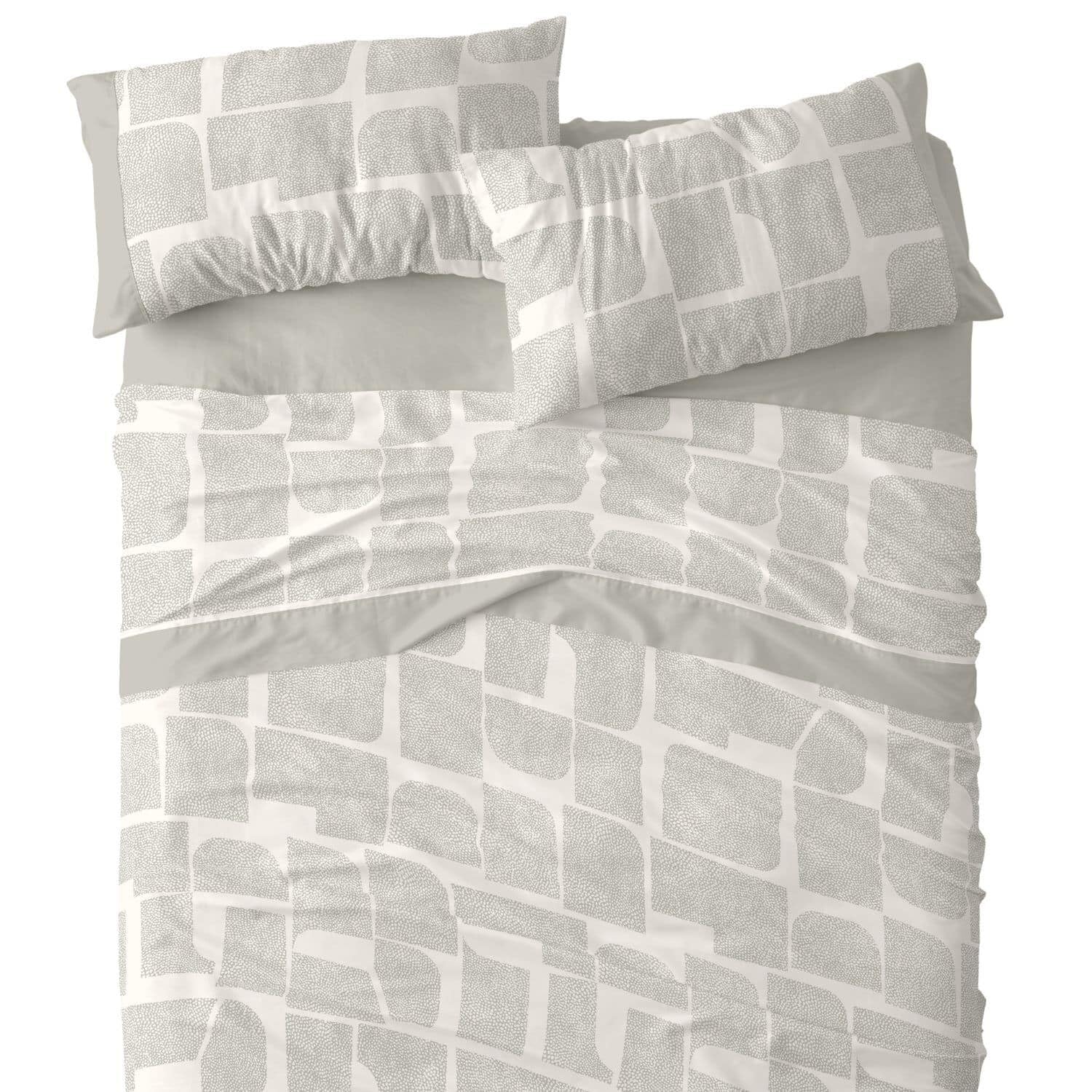 Burrito Blanco Sheet Set, Cotton, Laurel, Ancho de 105 - Image 3