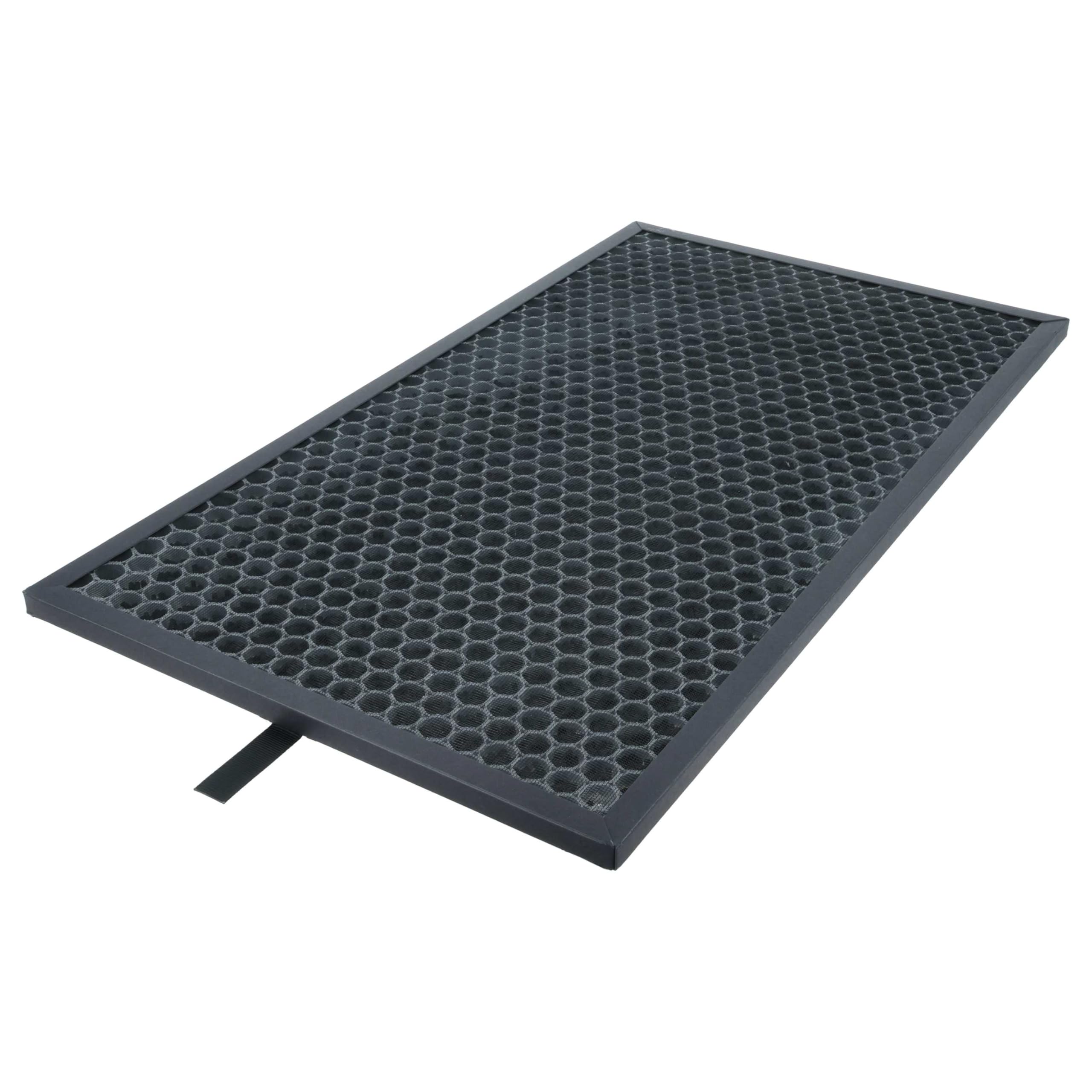 vhbw 5x wymienny filtr z węglem aktywnym do Sharp FZ-C150DFU, FZ-C100DFE, FZ-C100DFU, FZ-C150DFE do oczyszczacza powietrza, czarny