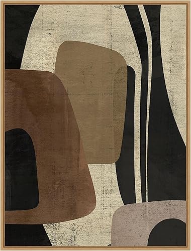 Miniatura 9 de Amanti Art Framed Canvas Wall Art 42x32 Retro Form Collage II by Victoria Barnes, Framed Wall Art Canvas, Abstract Artwork, Modern Decor, Oversize