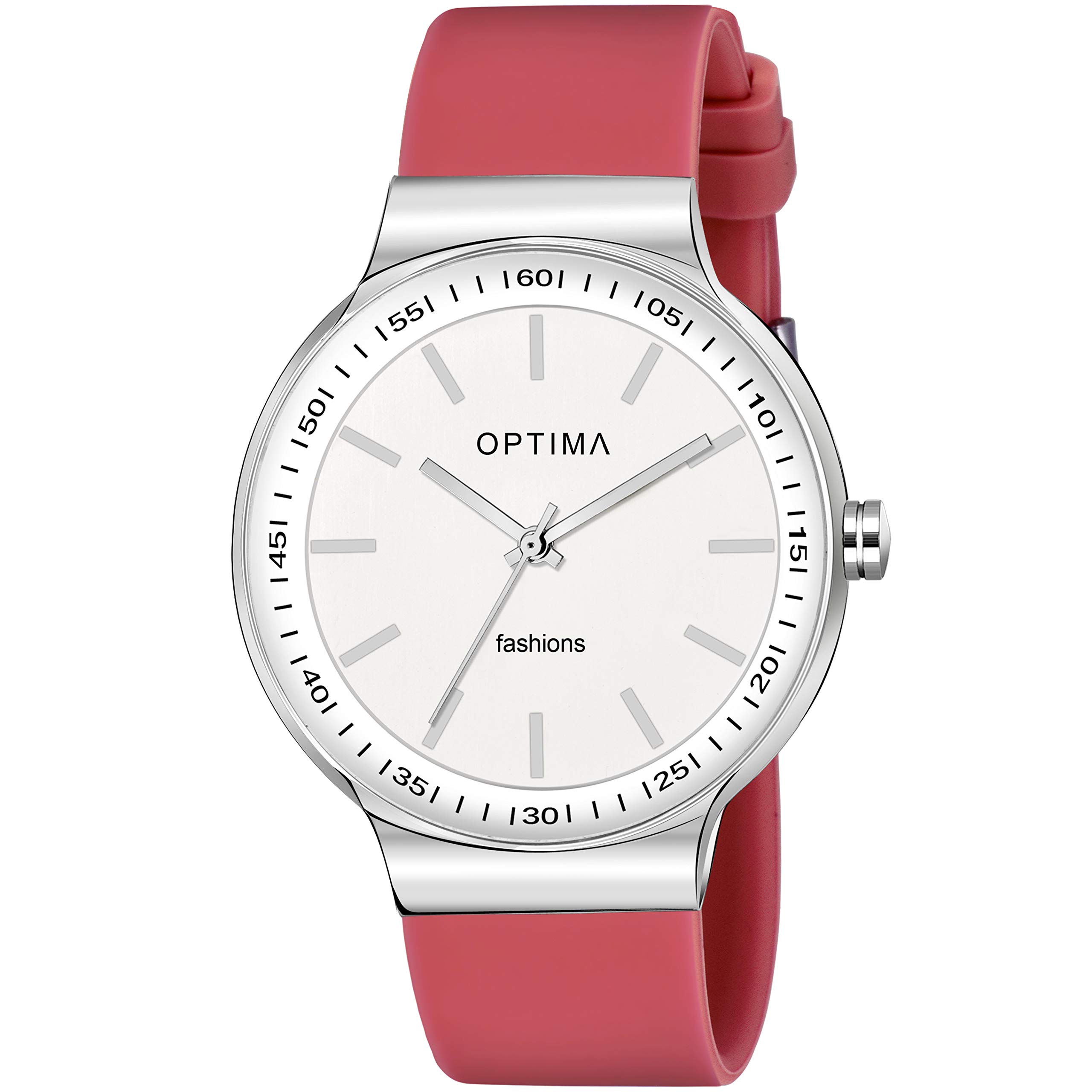 OPTIMA Watch Mens Fashion Water Resistant Sports Slim Analogue Quartz Watches Mens (Pink) (B08FX62XNB) Amazon Price History, Amazon Price Tracker