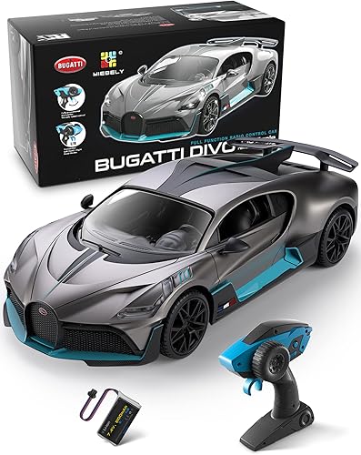 Miniatura 3 de MIEBELY Bugatti Divo - Auto de control remoto, recargable de alta velocidad, 7.5 mi/h, modelo oficialmente autorizado de 2.4 GHz, vehículo de