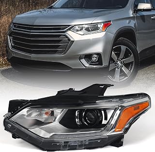 Headlights Compatible with Chevy Traverse 2018 2019 2020 2021 LH