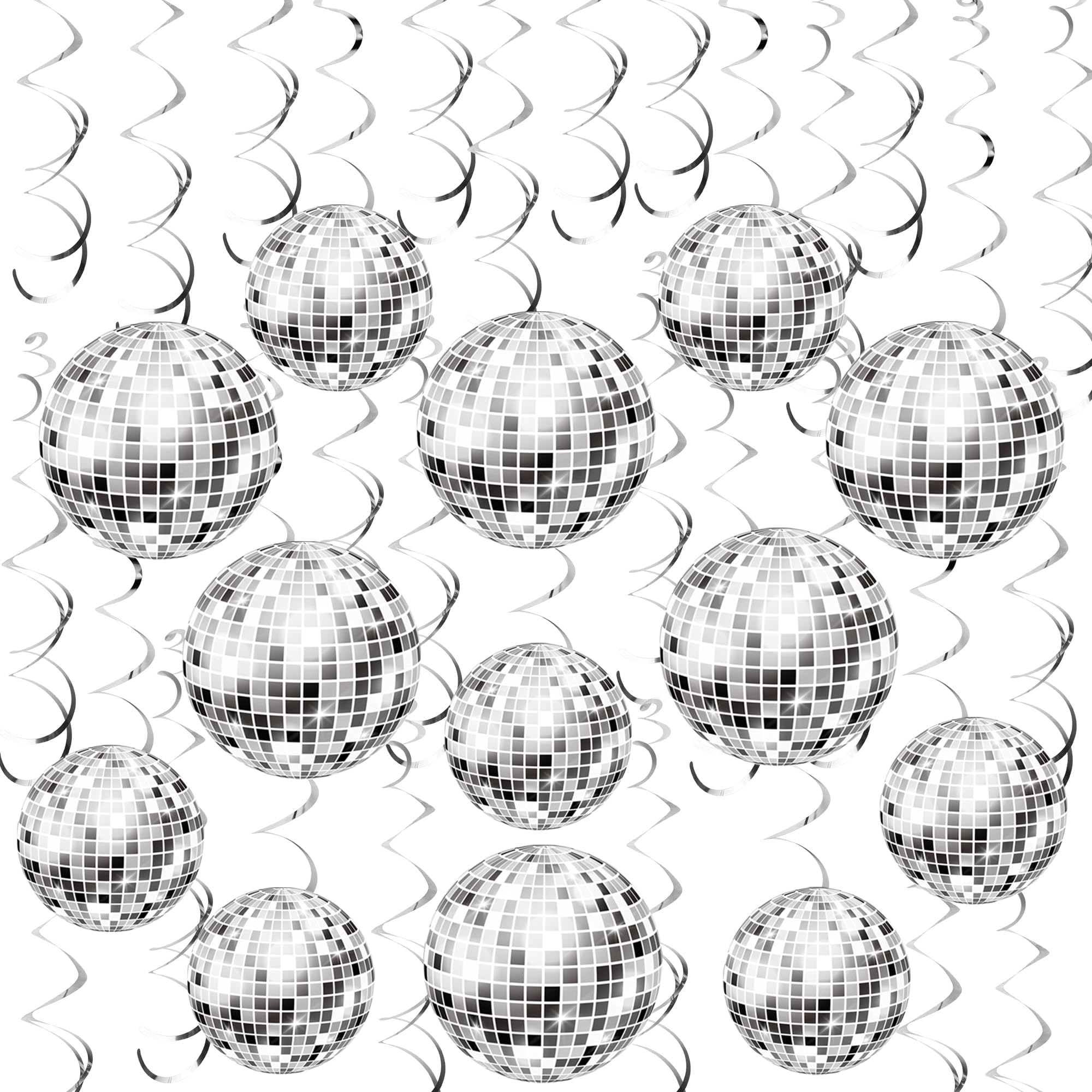 Boland 00790 - Discokugel 30 cm, Disco Fever, Partydekoration, Hängedeko, Dekoration für Party oder Silvester Boland 00790 - Discokugel 30 cm, Disco Fever, Partydekoration, Hängedeko, Dekoration für Party oder Silvester