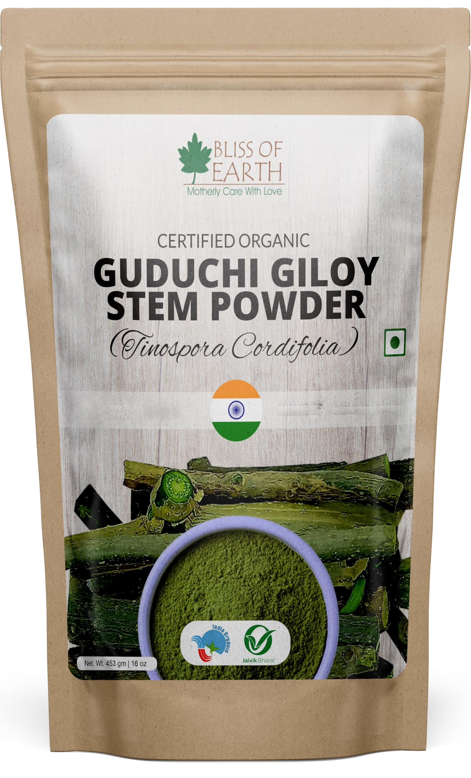 BLISS OF EARTH Organic Guduchi Powder For Diabetes