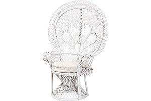 Ediva Natural Rattan Peacock Chair: A Graceful Statement for Outdoor Oasis