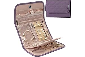 BELALIFE Jewelry Roll Travel Case: Your Travel Buddy for Precious Jewels