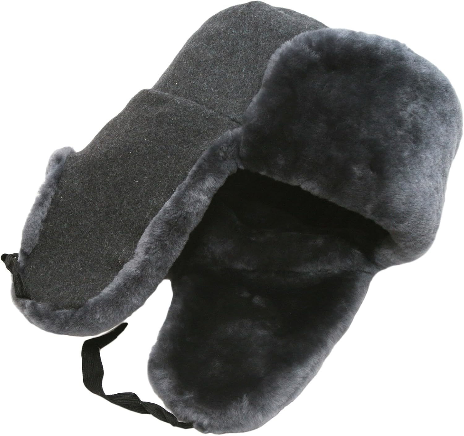 Army officer of the Russian Federation winter hat, with Soviet Red Star insignia