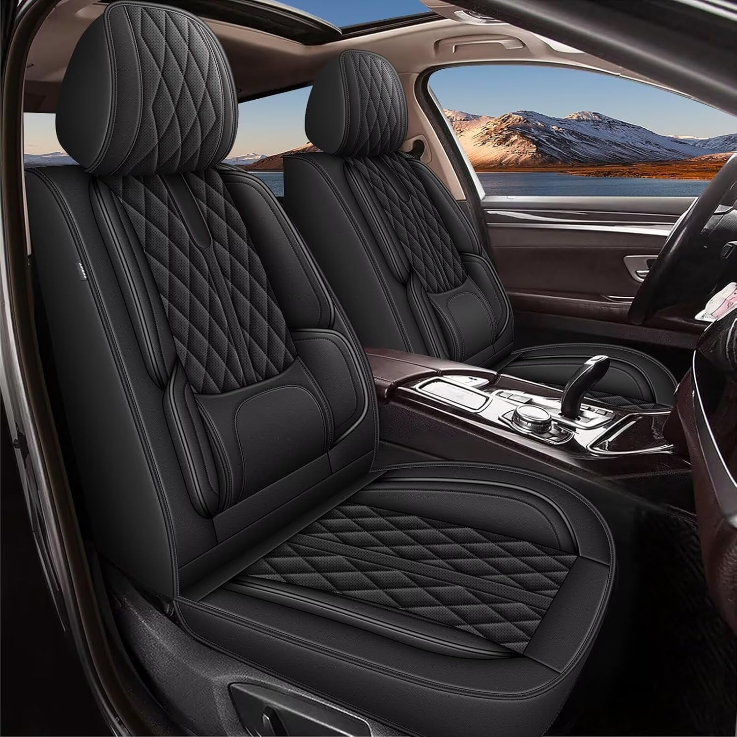 IKABEVEM Seat Covers (Black, 5 Seats)
