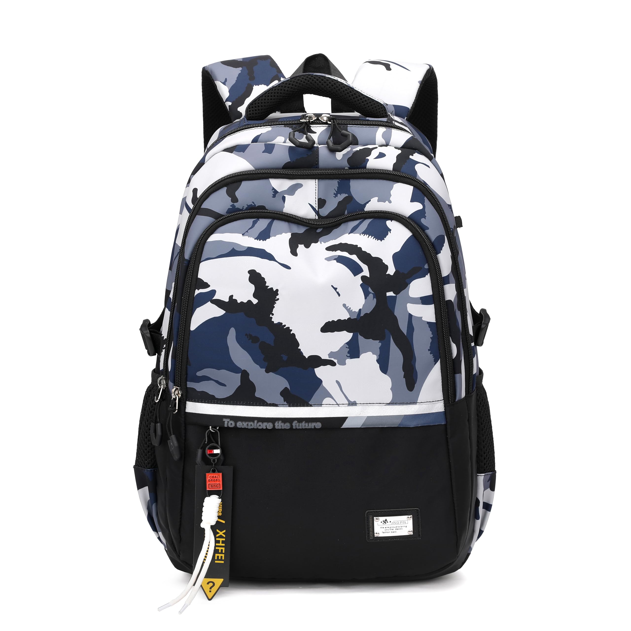 MITOWERMI Boys Backpack for Kids Camouflage School Bags for Elementary Primary Student Bookbags Middle Backpacks Teen Casual Travel Back Packs