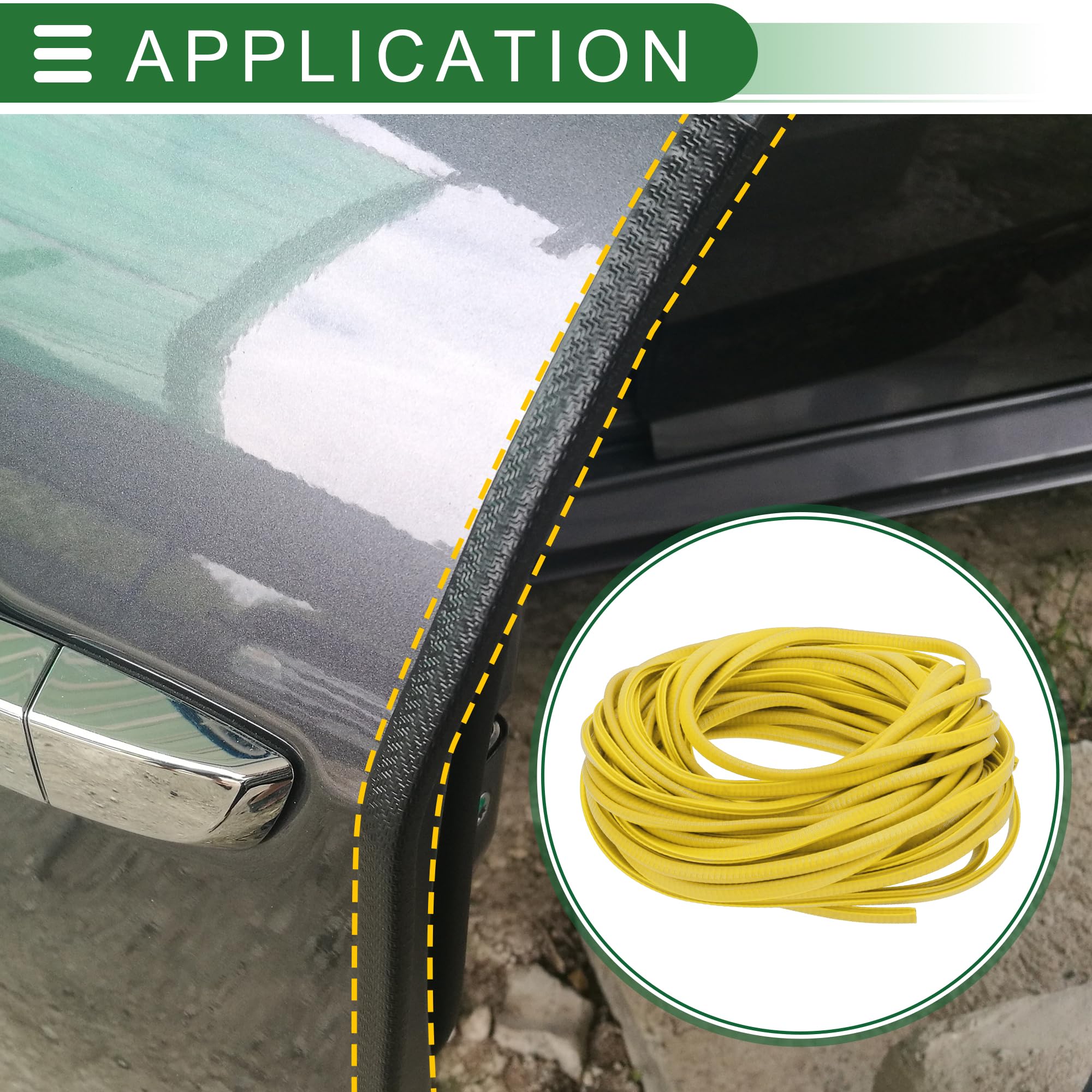 Motoforti Tira Protectora De Borde De Coche Universal Anti-Arañazos 20M
