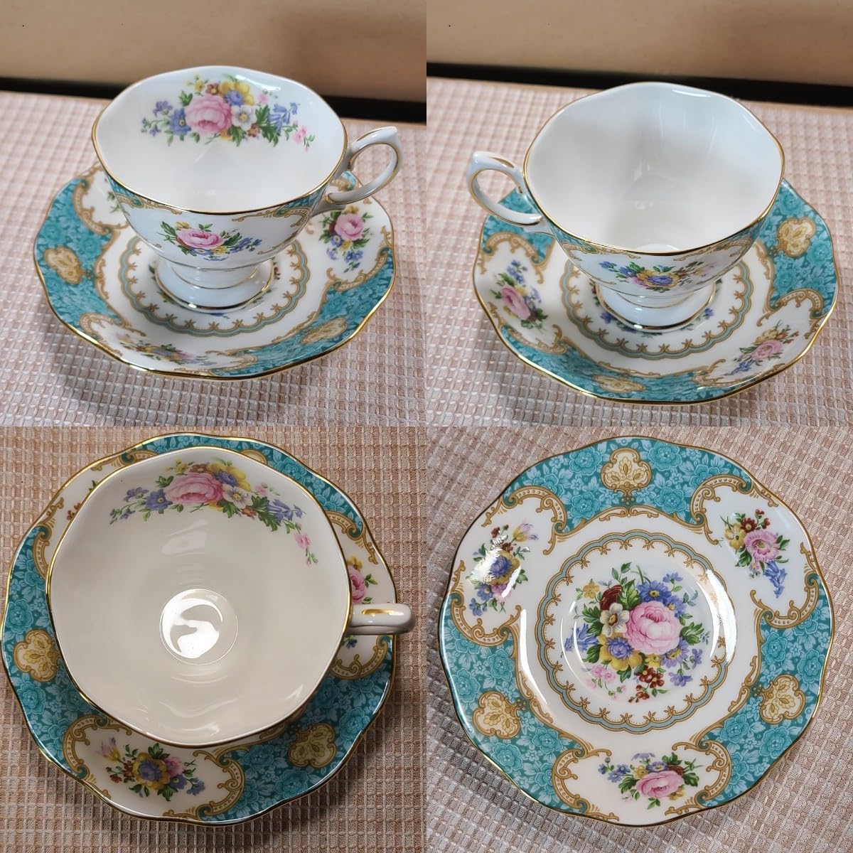 Royal Albert Lady Ascot Cup & Saucer, 4 Guests : Amazon.sg: Home