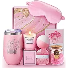 母亲节礼物送给妈妈奶奶,妈妈生日圣诞礼物,深思熟虑的礼物送给岳母继母,女儿儿子孩子们送给女儿的最佳母亲节礼物,薰衣草妈妈水疗礼品篮套装