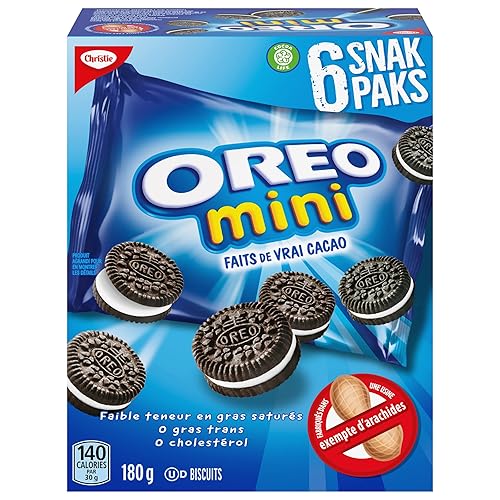 Vista 2 de Oreo Mini Snack Paks Cookies (2 x 180 gramos6,34 onzas) Importado de Canada