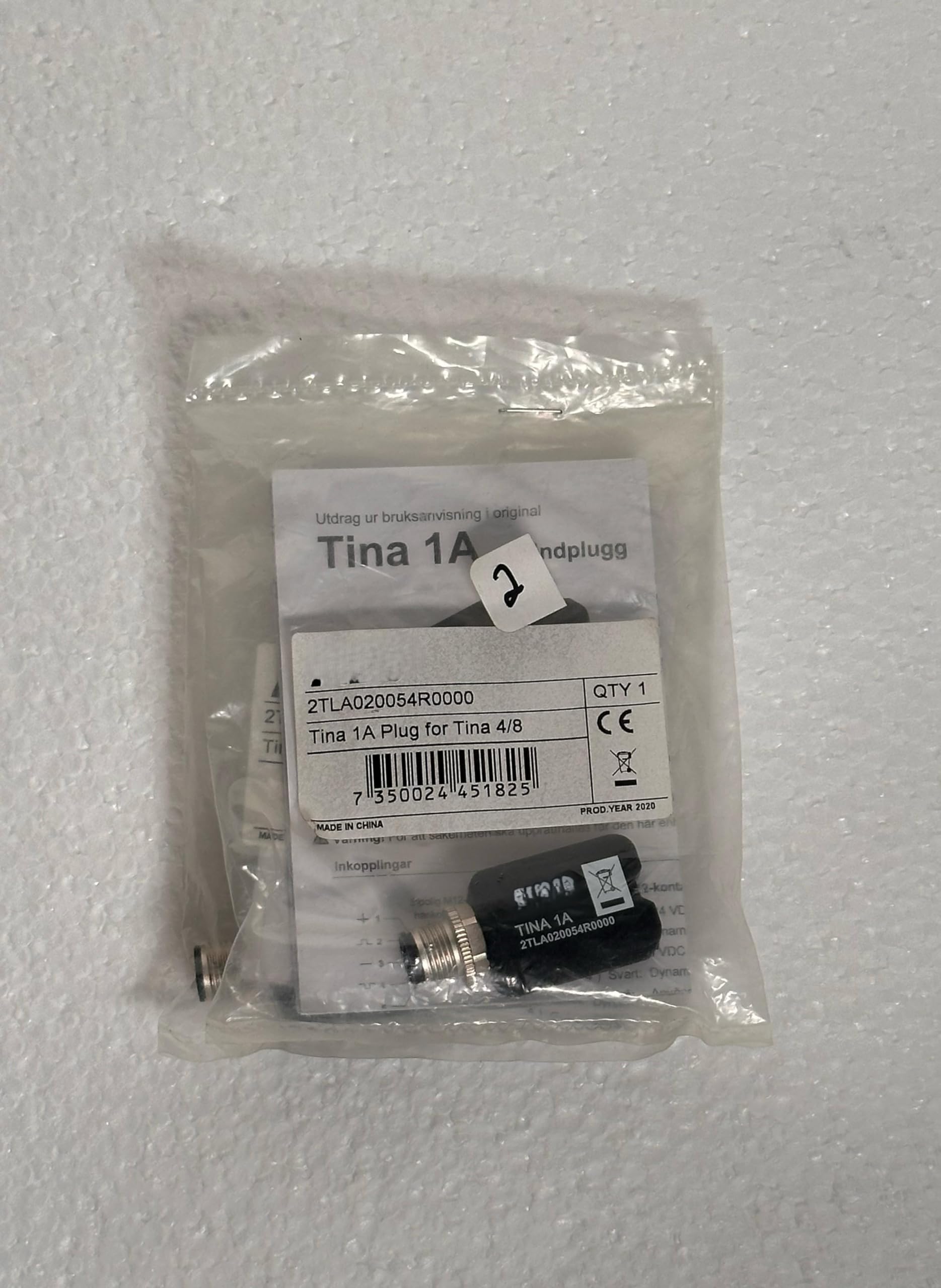 Connecteur aveugle série 2TLA 24 V DC 2TLA020054R0000