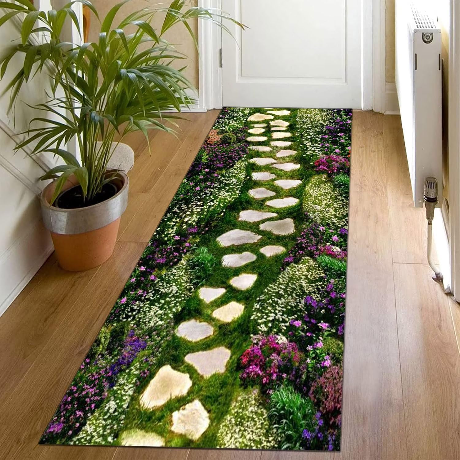 Chodniki dywanowe do korytarzy antypoślizgowe 70X500CM chodniki do hal długie dywany do korytarzy dywan do długiego korytarza 3D zielony chodnik kuchenny zmywalny dywan mata podłogowa do