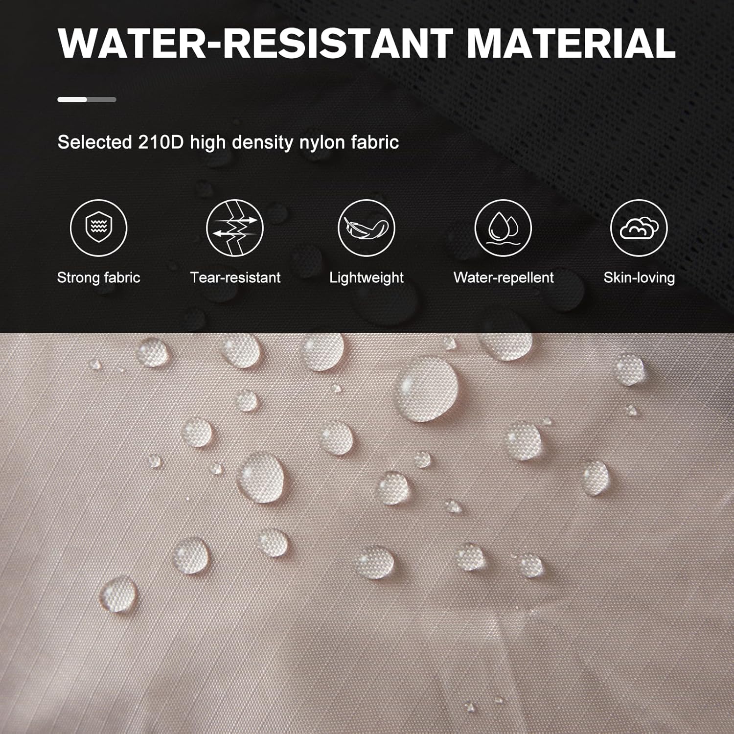 G4Free Sling Bag RFID Blocking Crossbody Backpack with Front Pocket Hiking Daypack Chest Bag for Women Men, Grey, One Size, Casual - Image 5