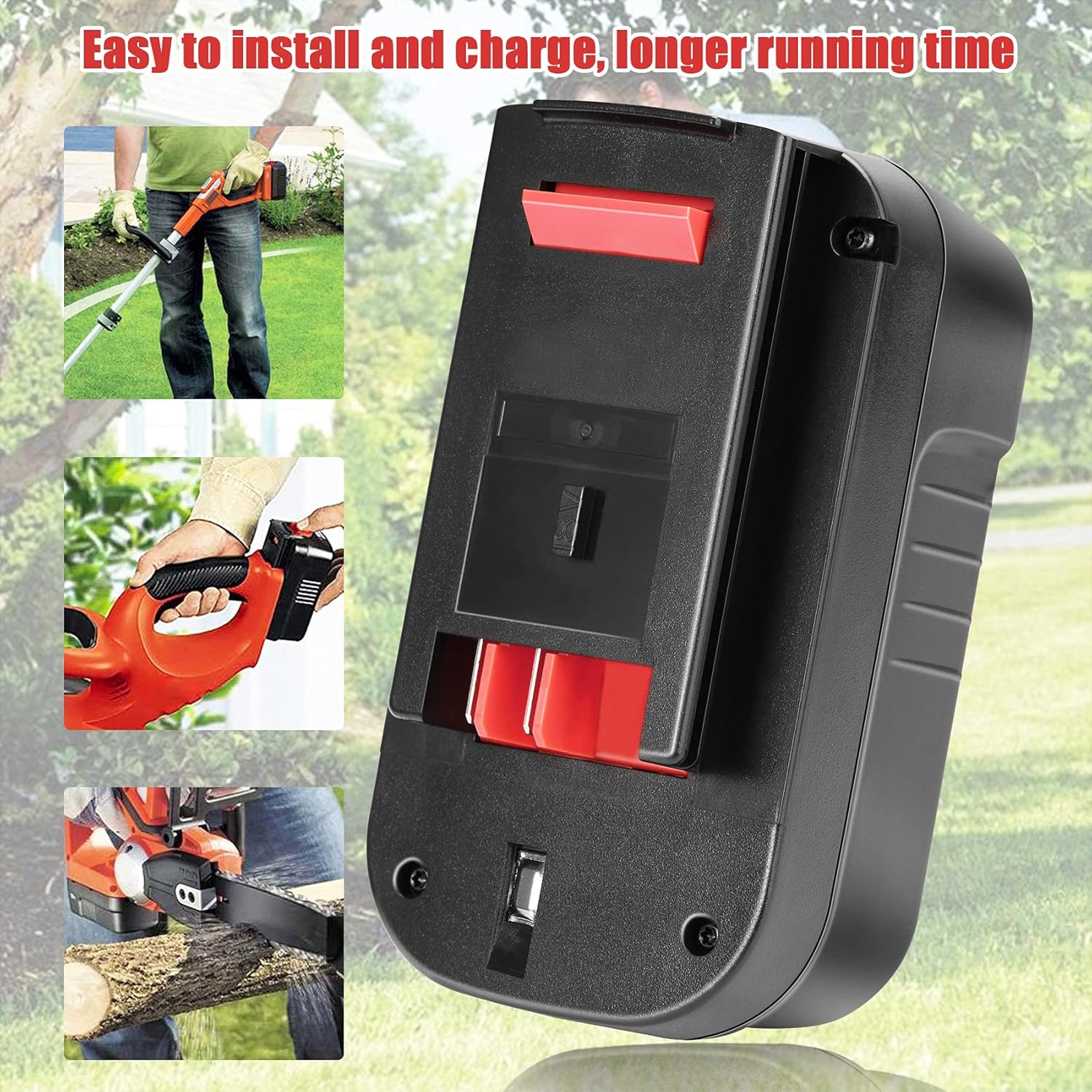 KUNLUN 6.0Ah HPB18-OPE 18 Volt Lithium-Ion Battery Replacement for Black and Decker 18V Battery HPB18 HPB18-OPE 244760-00 A1718 FS18FL FSB18 Firestorm Cordless Power Tools
