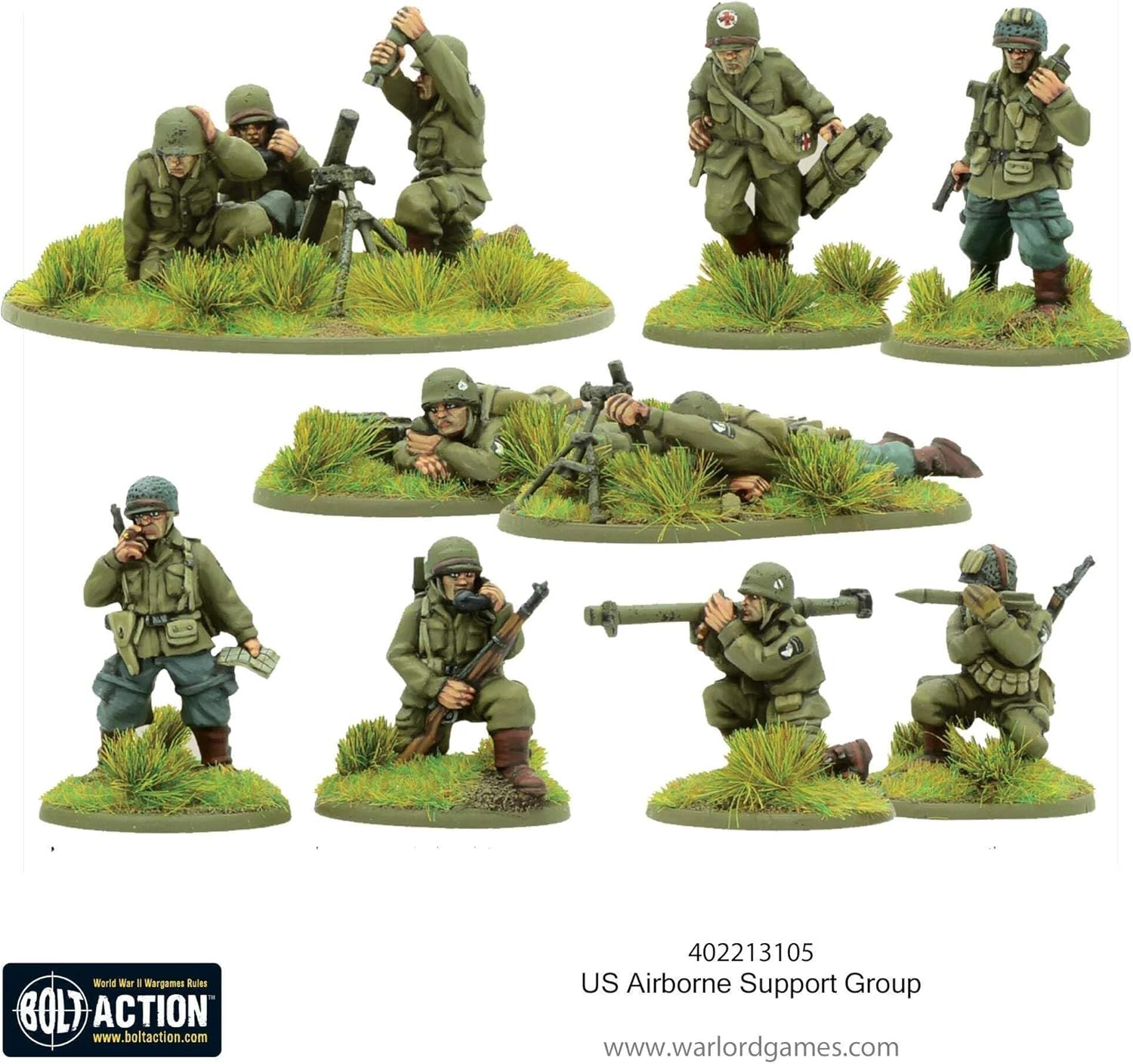 Warlord Games Bolt Action American Airborne Support Group 1944-1945 402213105