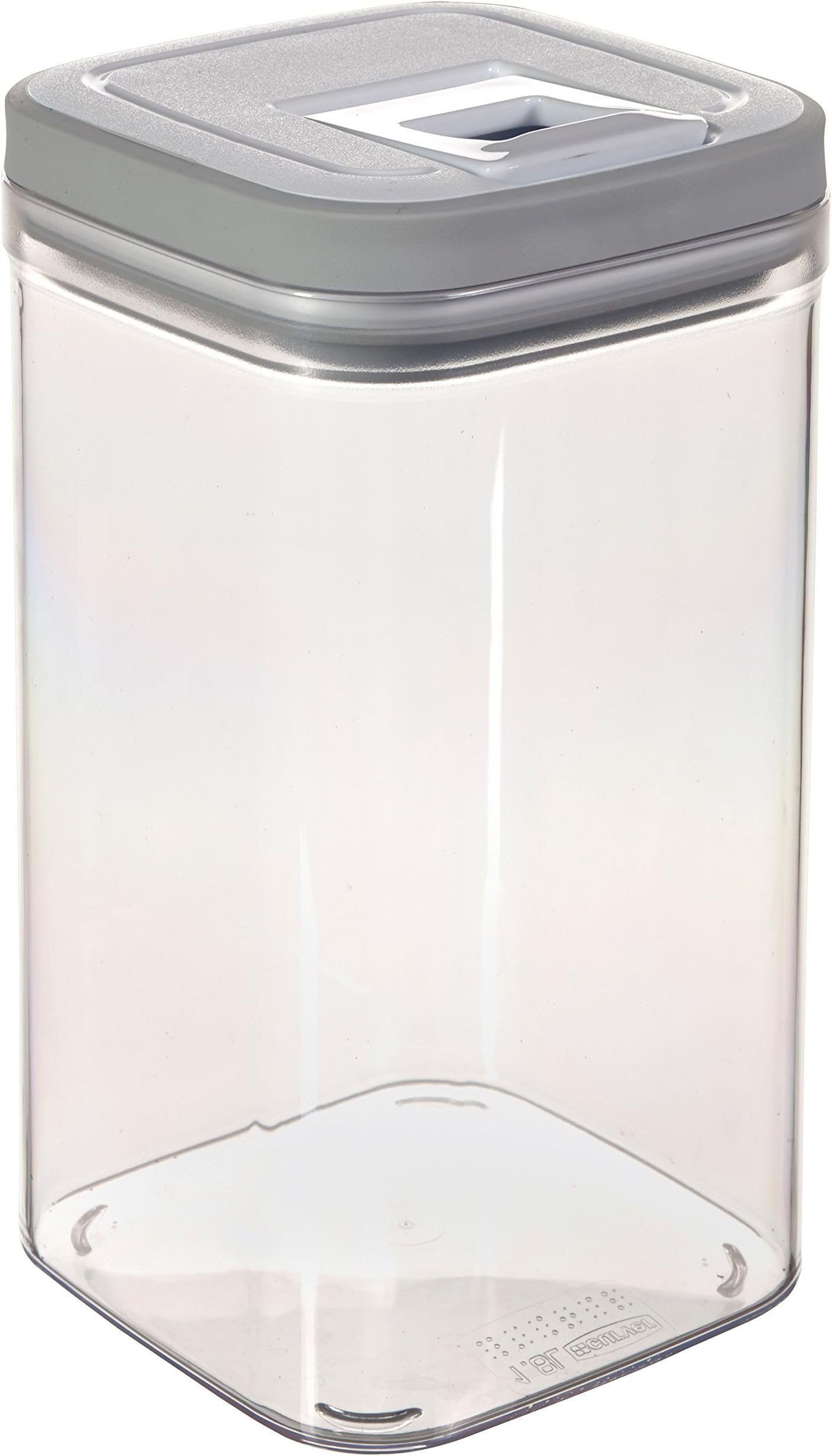 Curver "Grand Chef Cube Container, Transparent/White/Light Grey, 1.8 Litre