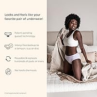 Vista 4 de saalt Ropa interior modal de breve período de comodidad - Absorción pesada y súper absorción