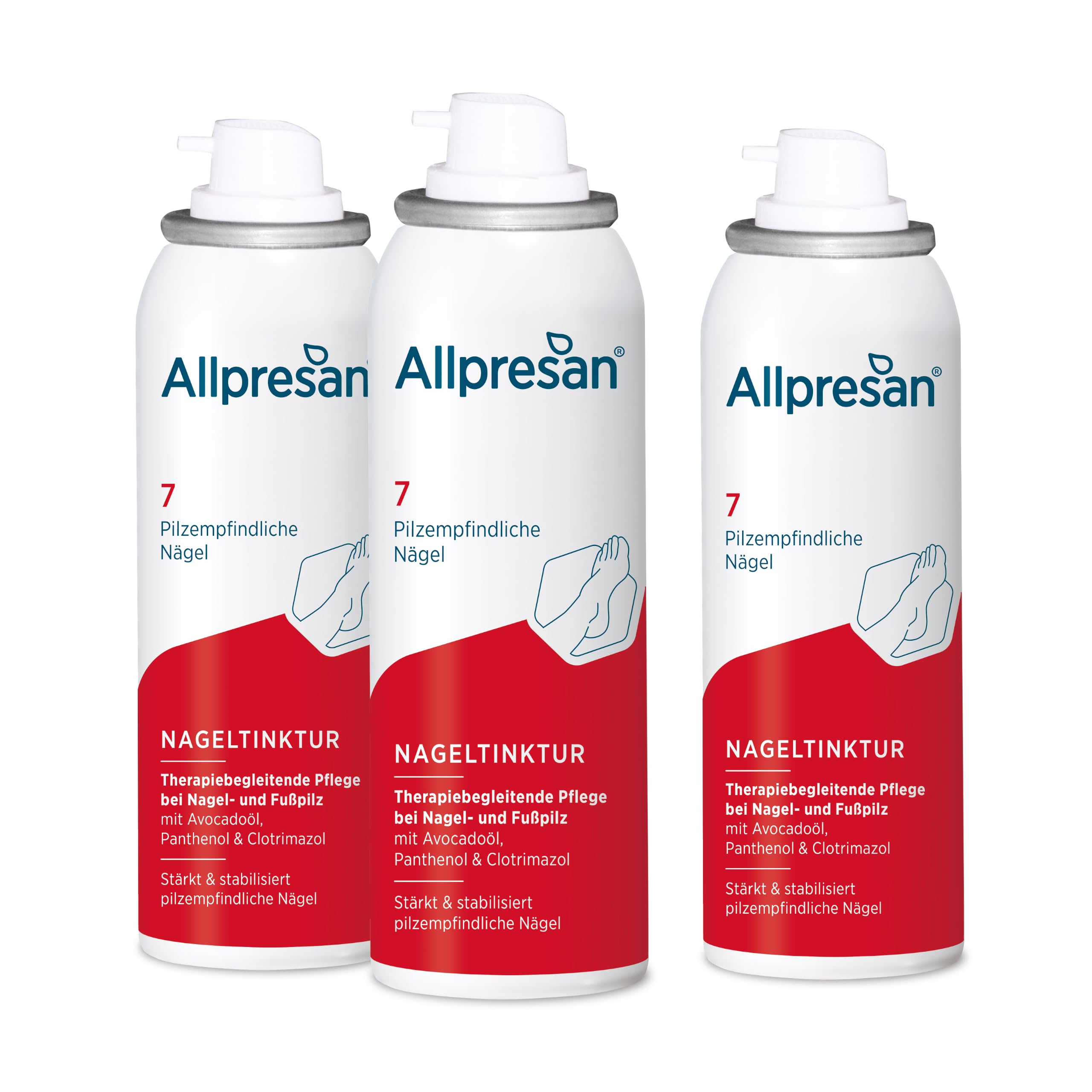 Allpresan Fuß spezial Nr. 7 Nageltinktur für Pilz-empfindliche Nägel - Zur therapiebegleitenden Pflege bei Nagelpilz - 125 ml (3)