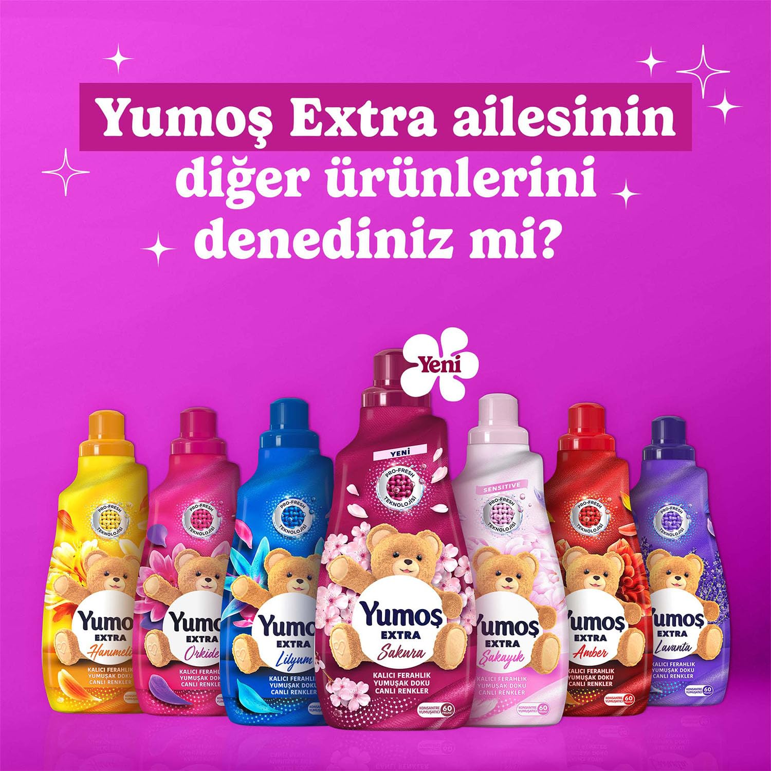 Yumoş Extra Konsantre Çamaşır Orkide 1440 ml