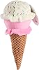 Pet Lou Durable Plush Dogs Squeak Toys. 10-Inch Ice Cream