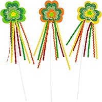 Fun Express ST. Patrick's Day Wands CK-12 - Craft Kits - 12 Pieces