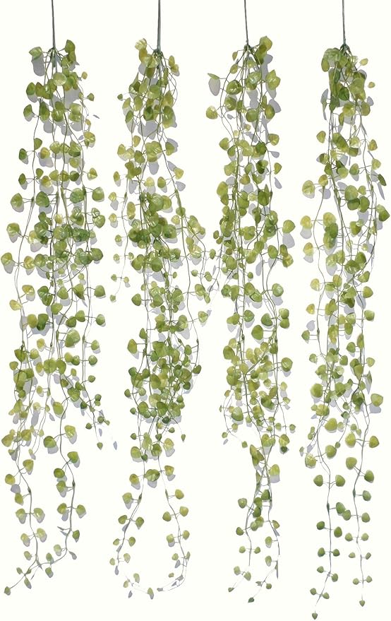 Neuhaus Decor 4 x 27 Miniature HeartShape Ivies, Artificial Hanging
