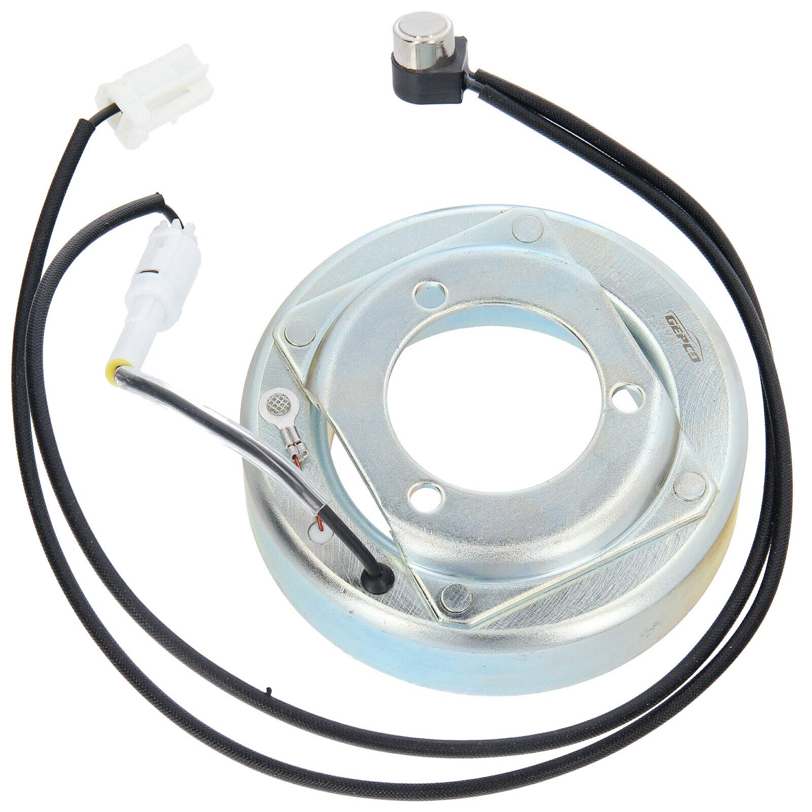 GEPCO Klimakompressor Magnetkupplung Riemenscheibe Magnetspule kompatibel mit Mazda 3 BK Mazda 5 CR19 | PANASONIC H12