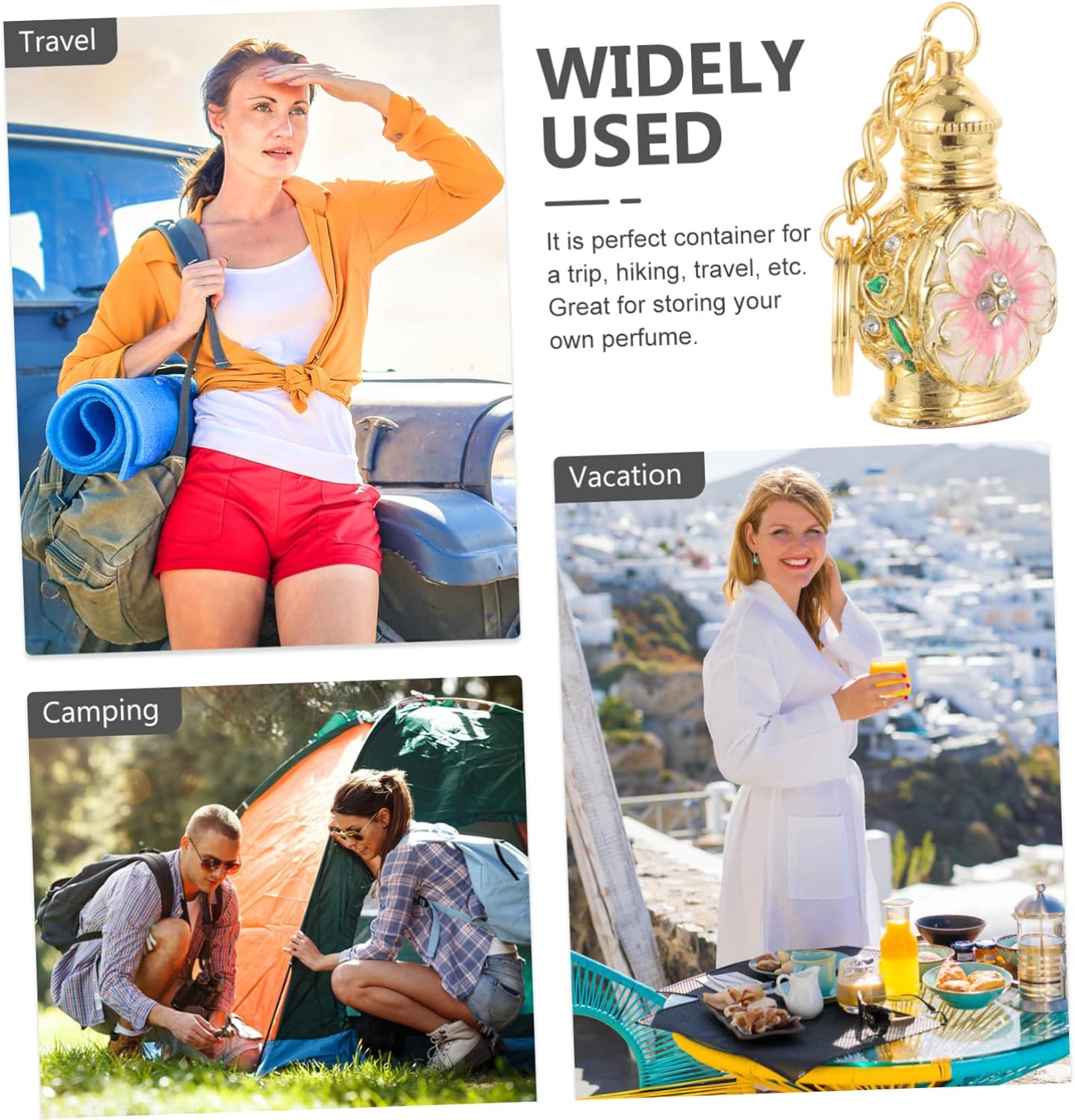 5pcs Perfume Bottle Vintage Perfume Vial Vintage Fragrance Bottle Scent Pump Case Make up Bottle Vintage Essential Oil Bottle Roller Bottle Vintage Decor Egypt Travel Crystal Glass