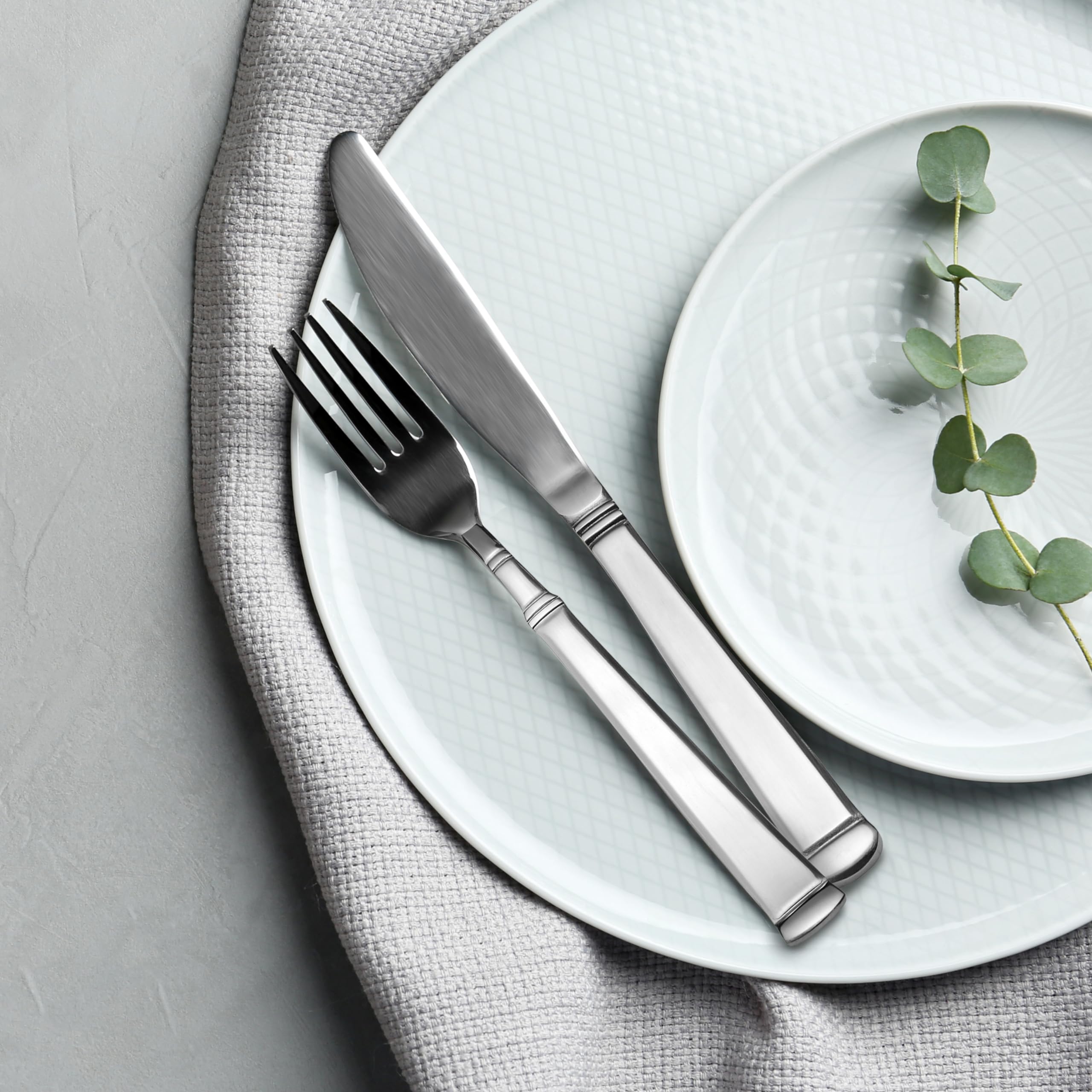 Hampton Forge Shangri-la 20-Piece 18/0 Stainless Steel Flatware Service Set For 4 L8840202