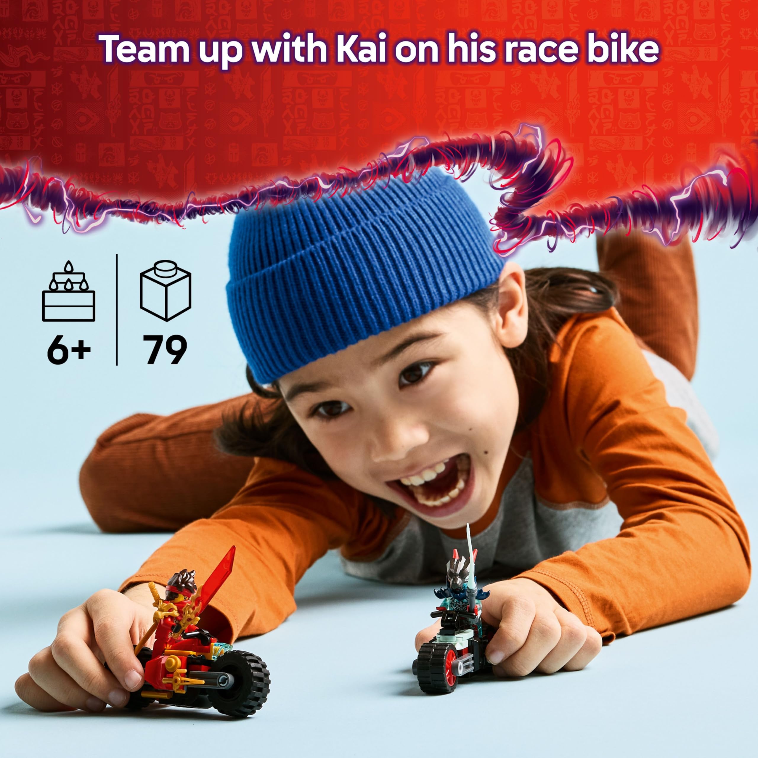 LEGO NINJAGO Kai’s Motorcycle Speed Race Set - Image 2