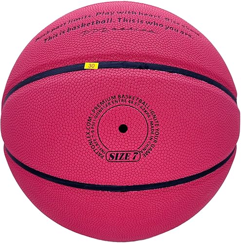 Miniatura 23 de Balón de baloncesto personalizado – Tamaño oficial 7/6 | Balón de baloncesto de cuero para interiores y exteriores con nombre | Ideas para regalos