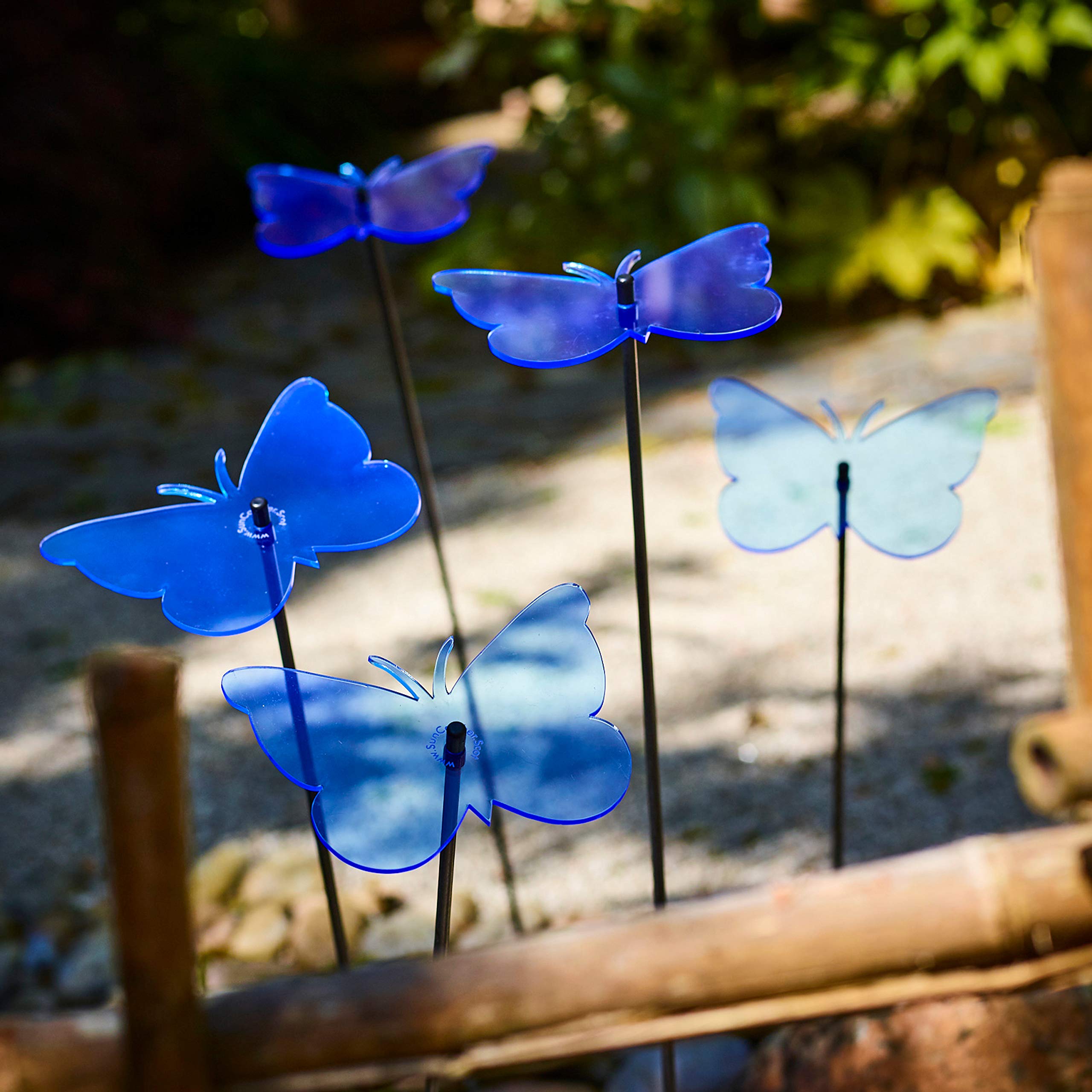 3 Solar-Schmetterlinge Garten-Deko - Schwimmende Schmetterlinge Für Außenbereich